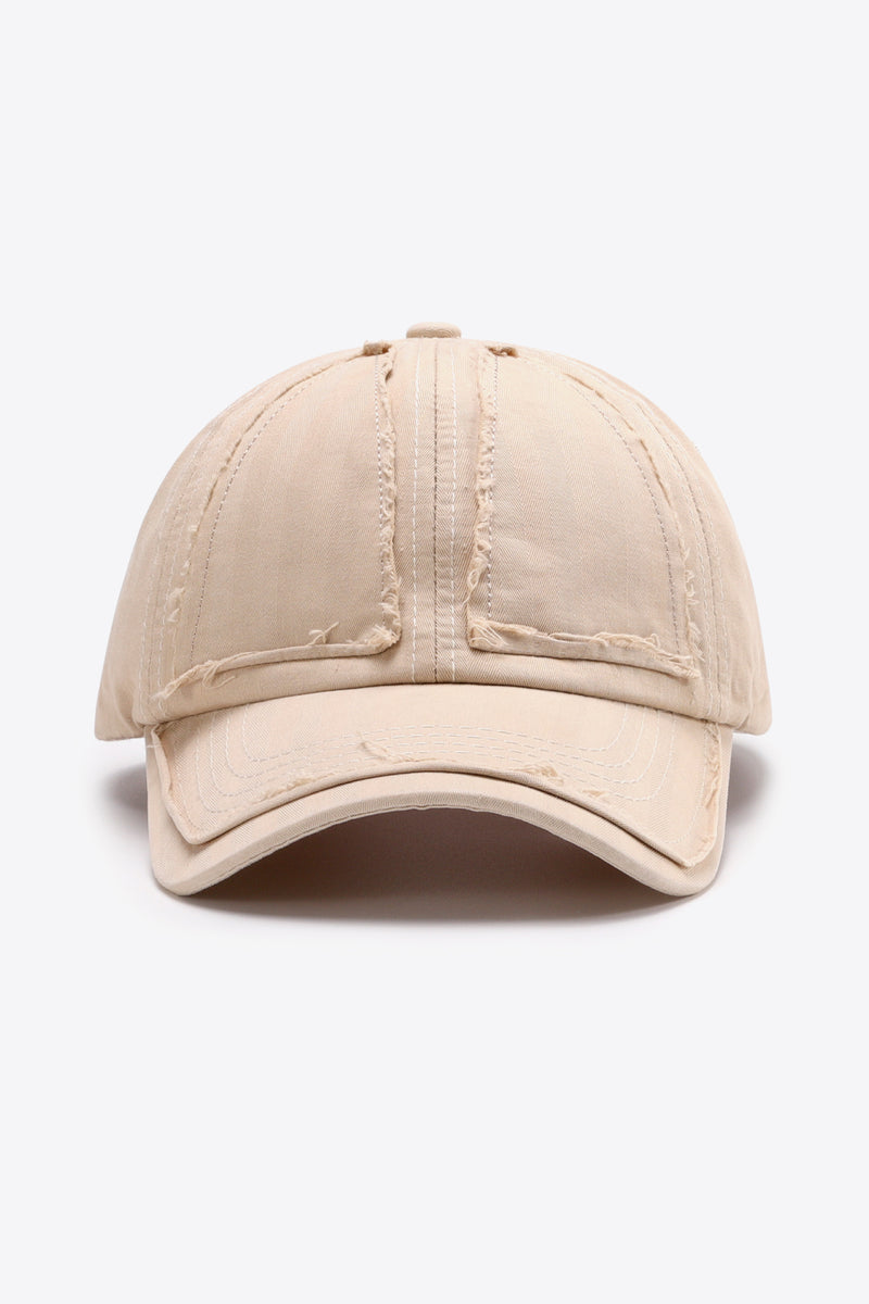 "Stylish and Casual: Distressed Adjustable Baseball Cap by Burkesgarb | Trendy and Comfortable Headwear"