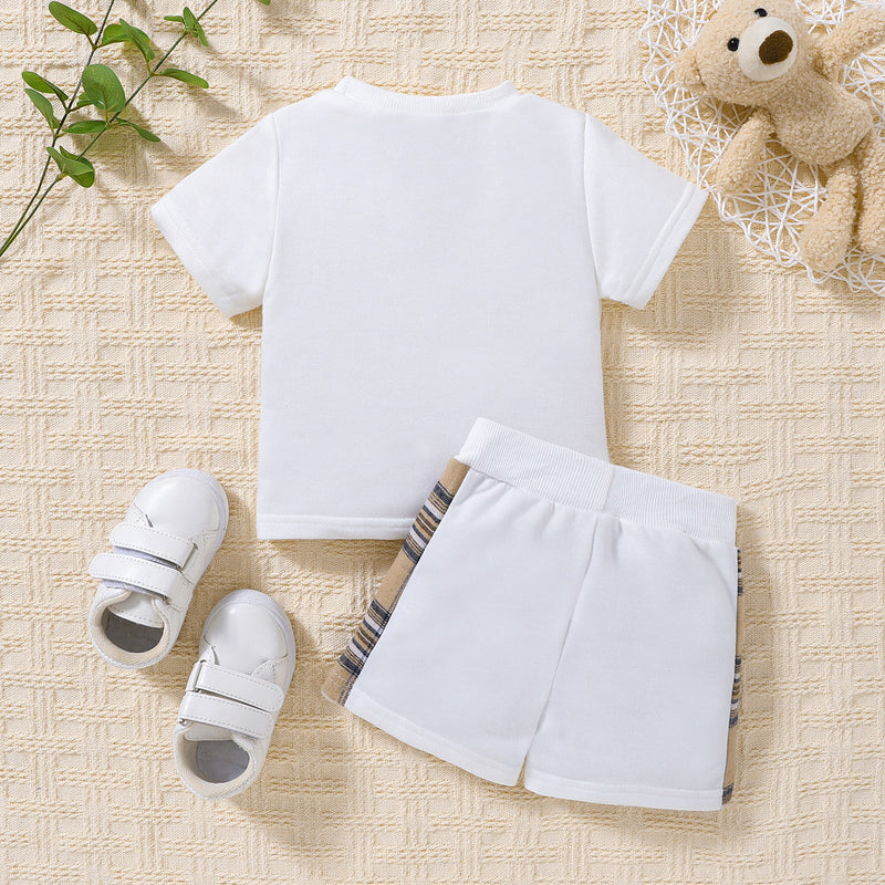 Adorable Baby Bear Tee and Short Set at Burkesgarb