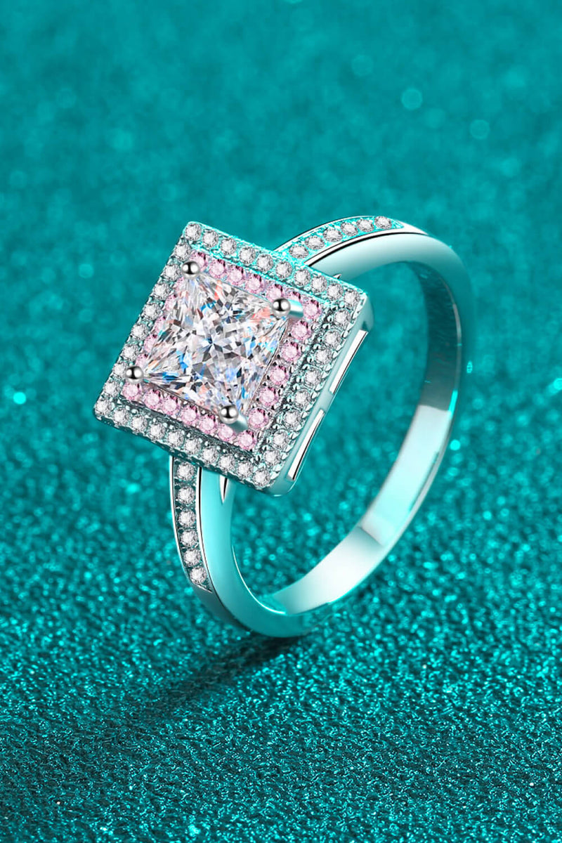 Stay Elegant: 1 Carat Moissanite Ring at Burkesgarb