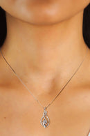 Sparkle with Elegance: Moissanite 925 Sterling Silver Necklace - Shop Now!
