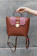 Elevate Your Style with the Nicole Lee USA Python 3-Piece Bag Set at Burkesgarb