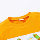 Playful Comfort: Kids Short Sleeve Tee and Shorts Set at Burkesgarb
