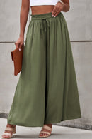 "Fashionably Flowy: Wide Leg Pants by Burkesgarb | Stylish and Comfortable Women's Bottoms"