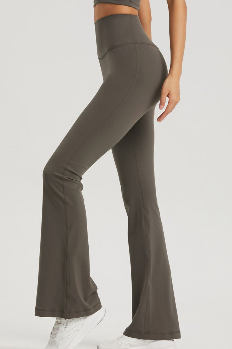 Elevate Your Activewear: High Waist Sports Bootcut Leggings at Burkesgarb