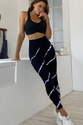 Streamline Your Style with Slim Fit High Waist Long Active Pants at Burkesgarb