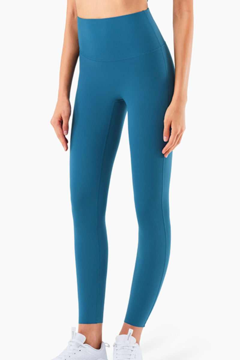 Unleash Your Inner Yogi: High Waist Seamless Ankle-Length Yoga Leggings at Burkesgarb