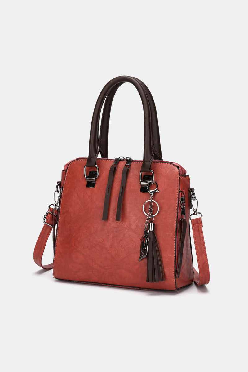 Elevate Your Style with the 4-Piece Leather Bag Set at Burkesgarb