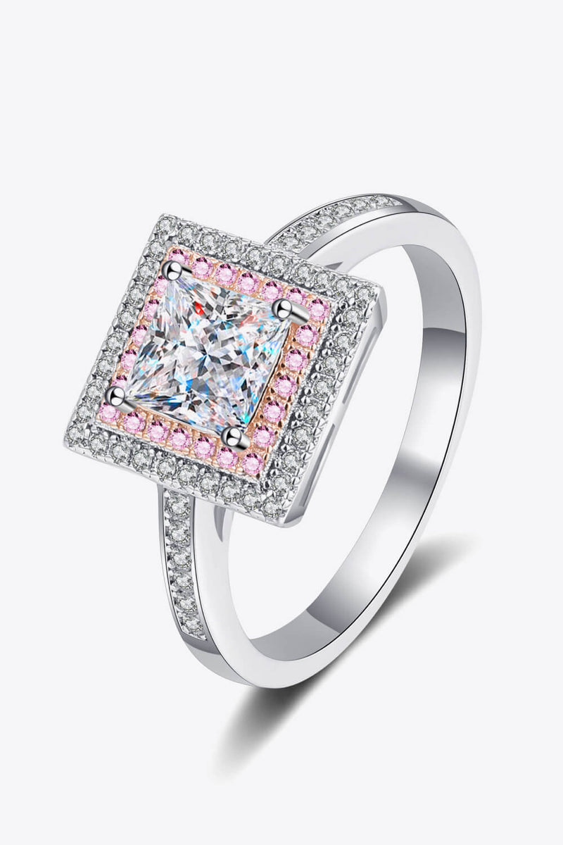 Stay Elegant: 1 Carat Moissanite Ring at Burkesgarb