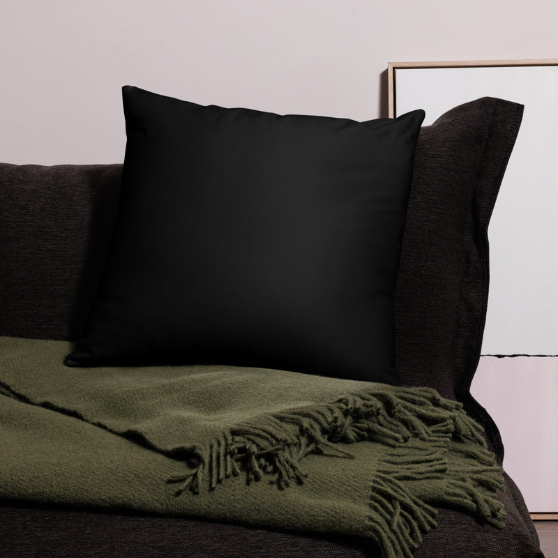 "Elevate Your Space with the Burkesgarb Decorative Logo Pillow"