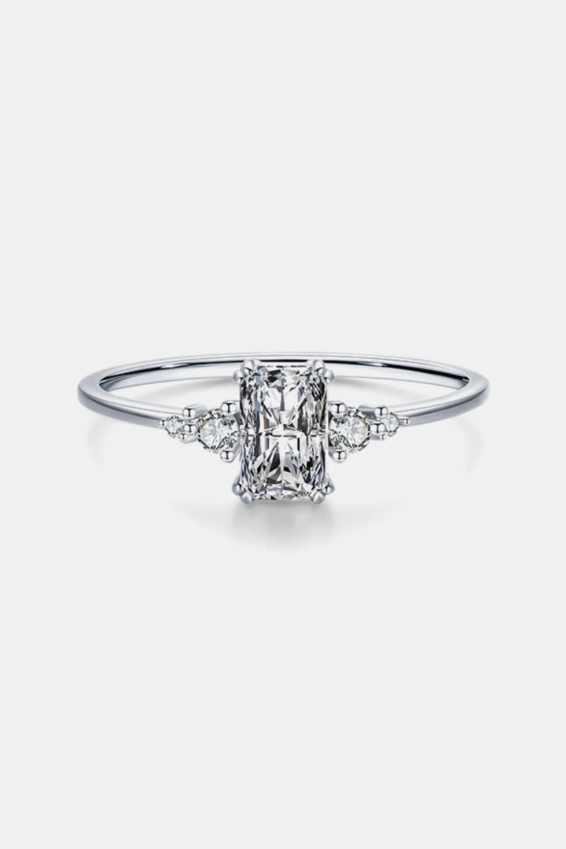 Elegance in Every Detail: 925 Sterling Silver Zircon Ring at Burkesgarb