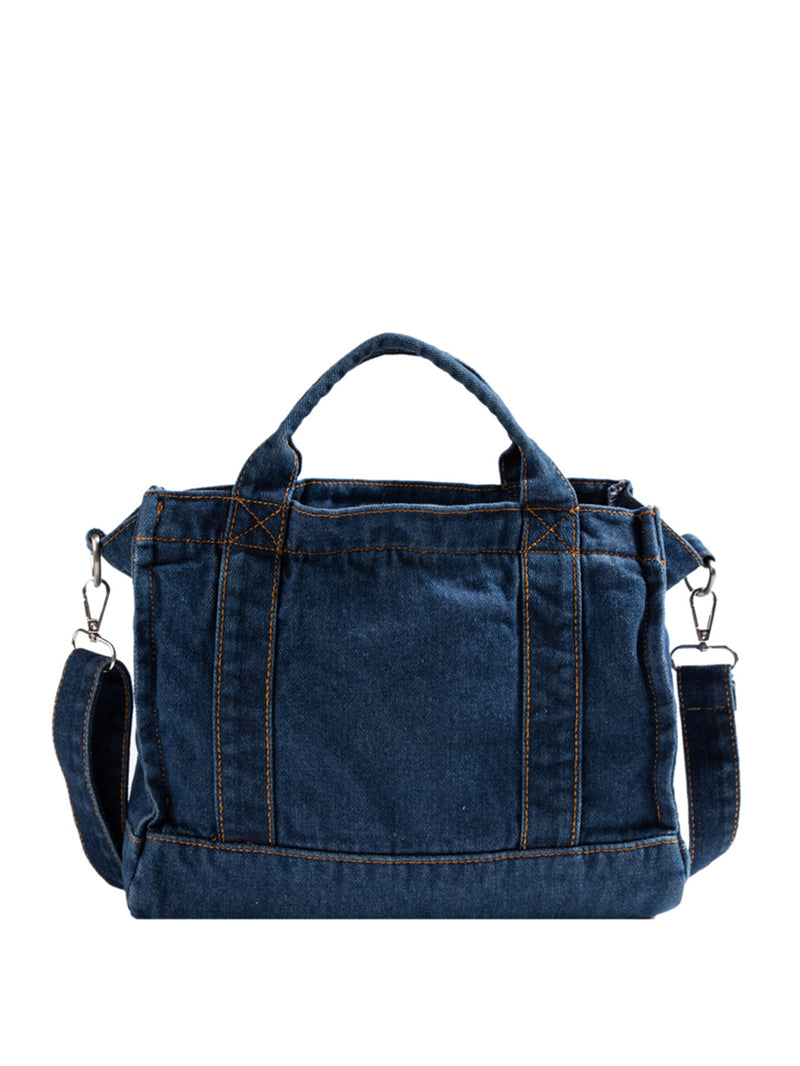 "Classic and Versatile: Denim Shoulder Bag by Burkesgarb | Stylish and Functional Women's Handbag"