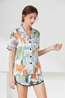 Lapel Collar Shirt and Shorts Lounge Set: Effortless Style and Comfort Combined