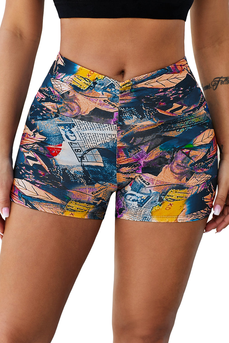 Ultimate Comfort and Style: Wide Waistband High Waist Yoga Shorts at Burkesgarb