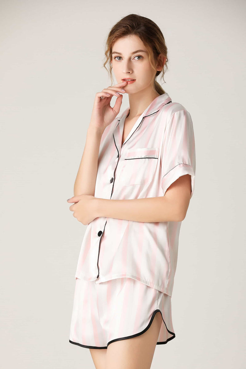 Lapel Collar Shirt and Shorts Lounge Set: Effortless Style and Comfort Combined