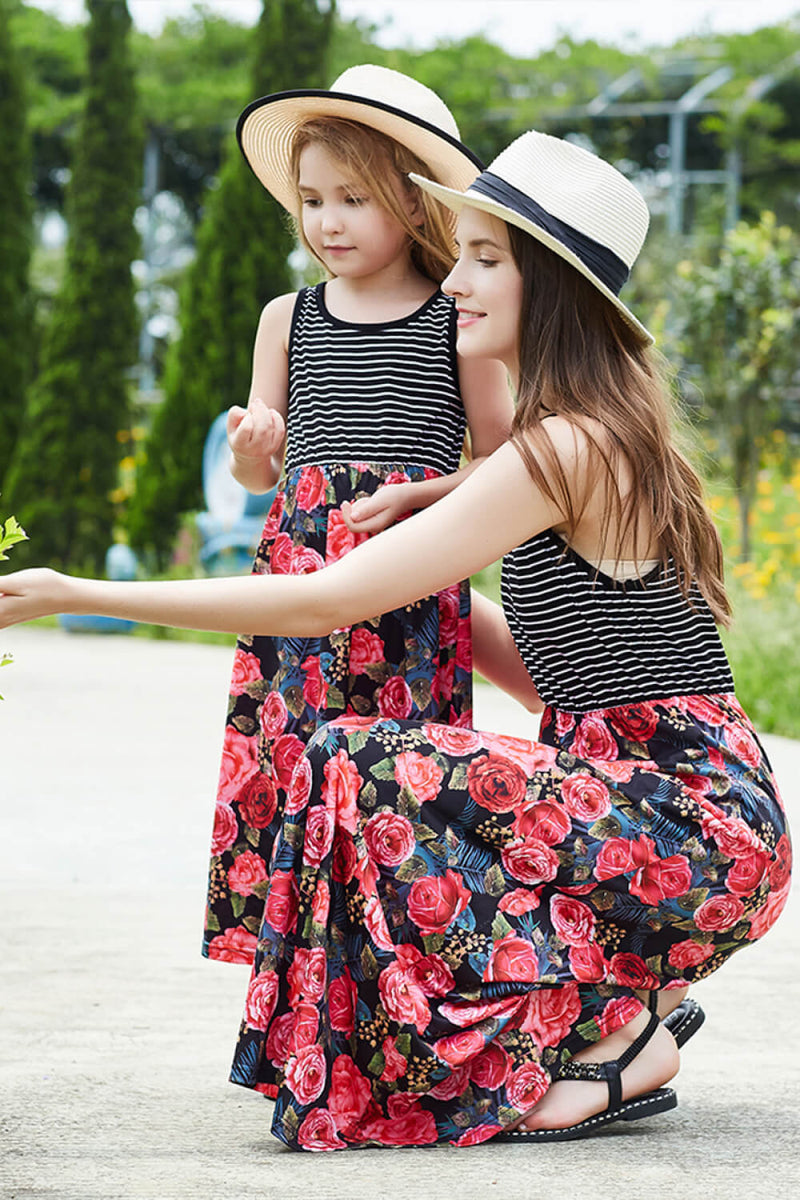 "Pretty and Playful: Girls Floral Dress by Burkesgarb | Effortlessly Stylish for Young Fashionistas"