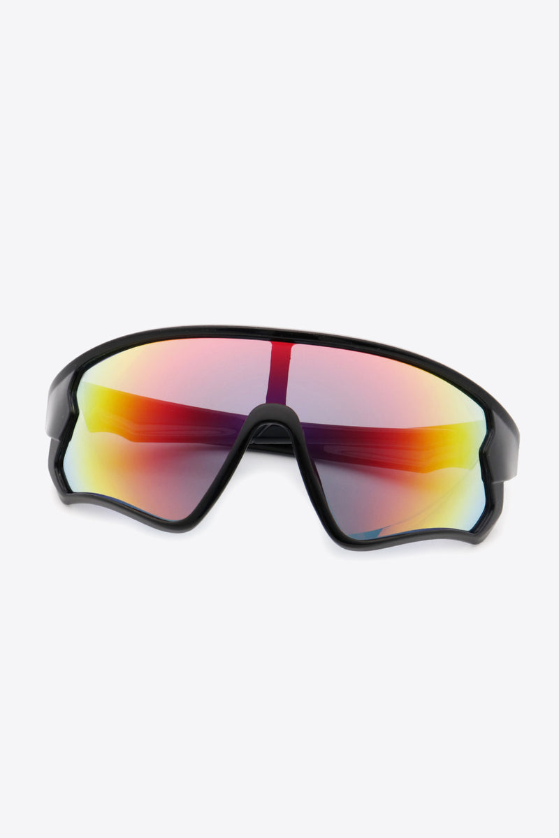 Stay Fashion-Forward with Polycarbonate Shield Sunglasses from Burkesgarb