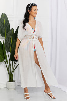 Stay Chic and Covered with the Tied Maxi Cover-Up | Burkesgarb