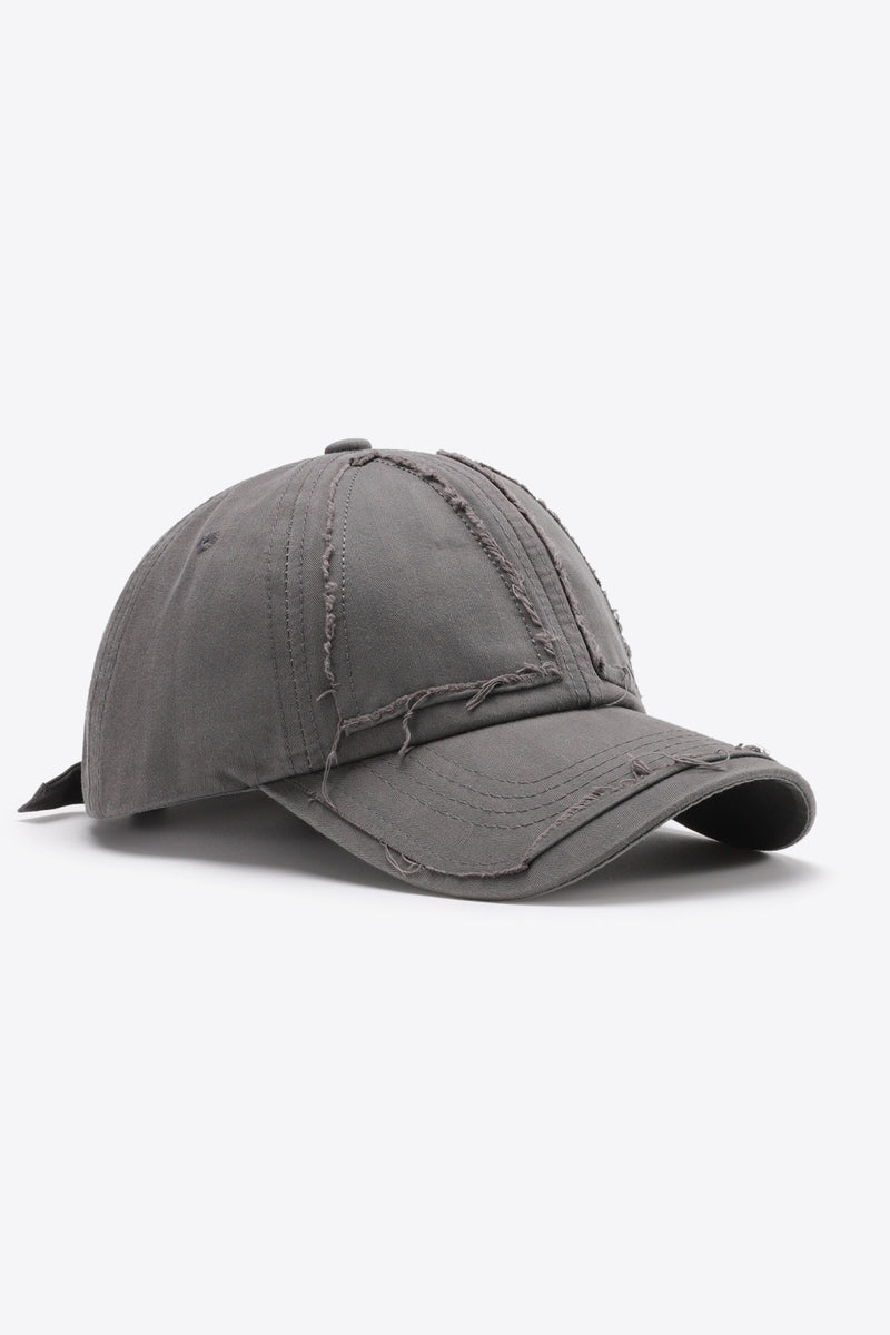 "Stylish and Casual: Distressed Adjustable Baseball Cap by Burkesgarb | Trendy and Comfortable Headwear"