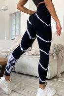 Streamline Your Style with Slim Fit High Waist Long Active Pants at Burkesgarb