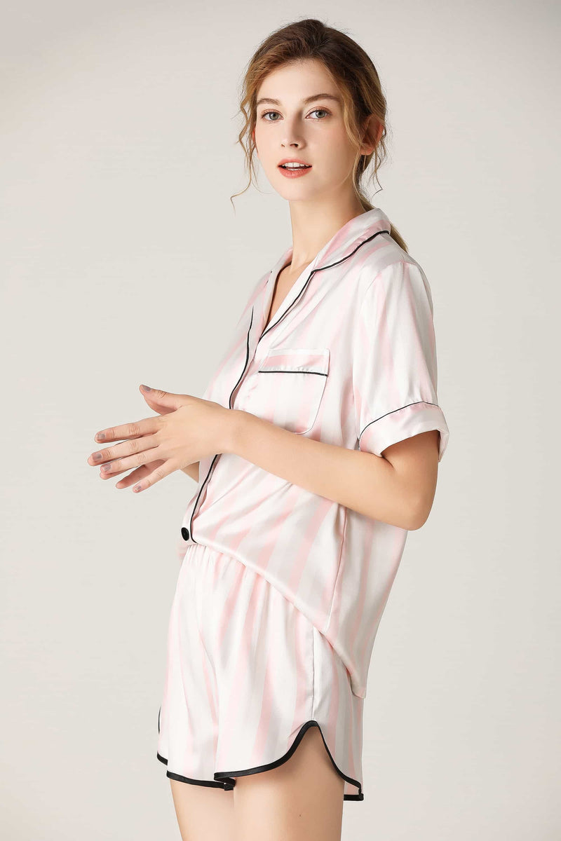 Lapel Collar Shirt and Shorts Lounge Set: Effortless Style and Comfort Combined