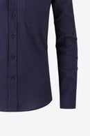 Classic Elegance and Timeless Style: Buttoned Long-Sleeve Collared Shirt