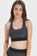 Stay Supported and Stylish with our Contrast Sports Bra | Burkesgarb