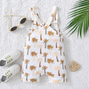 Charming and Comfortable: Babies Botanical Design Overalls at Burkesgarb