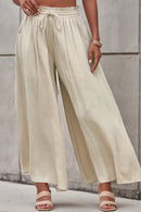 "Fashionably Flowy: Wide Leg Pants by Burkesgarb | Stylish and Comfortable Women's Bottoms"