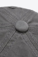 "Cool and Casual: Distressed Adjustable Baseball Cap by Burkesgarb | Trendy and Comfortable Headwear"