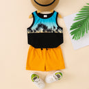 Fun and Stylish Kids Graphic Tank and Short Set | Burkesgarb