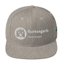 "Elevate Your Style with the Burkesgarb 3-Sided 3D Puff Snapback"