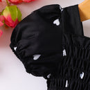 Adorable and Charming: Baby Heart Design Dress at Burkesgarb