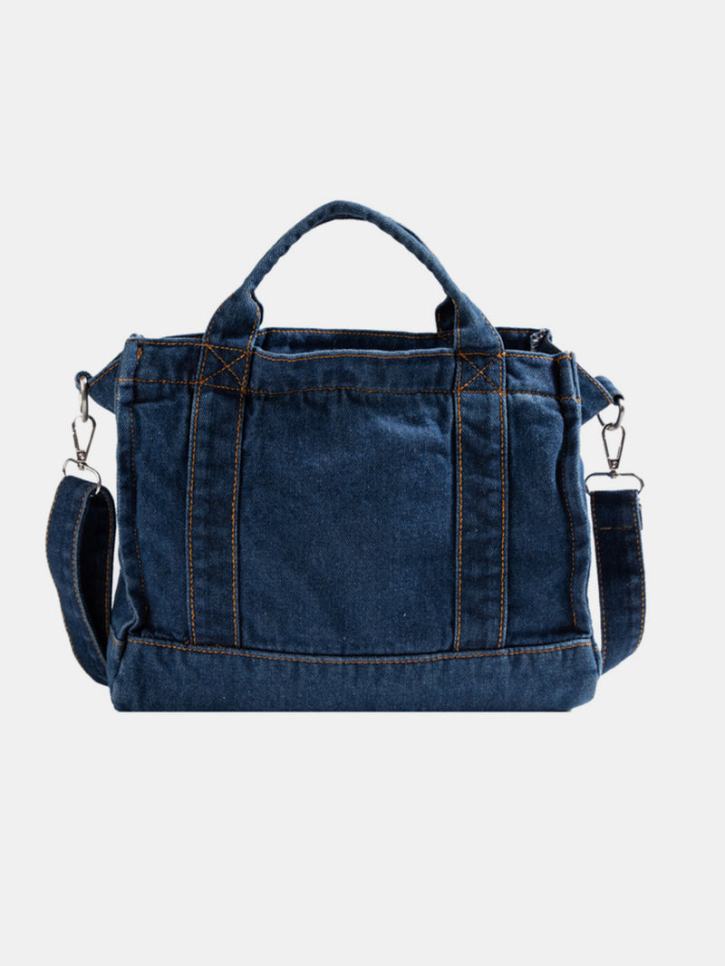 "Classic and Versatile: Denim Shoulder Bag by Burkesgarb | Stylish and Functional Women's Handbag"