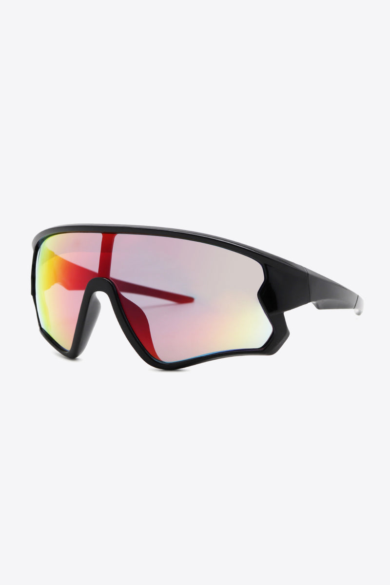 Stay Fashion-Forward with Polycarbonate Shield Sunglasses from Burkesgarb