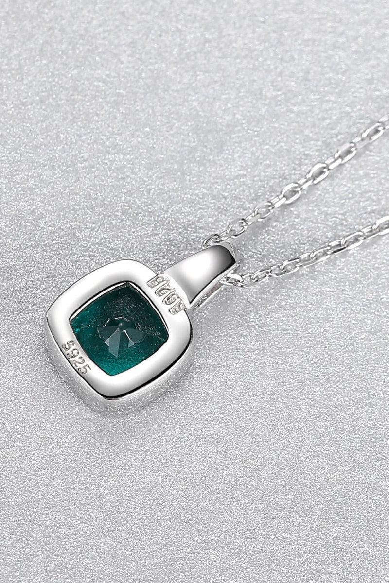Add a Touch of Glamour with Burkesgarb Zircon Pendant 925 Sterling Silver Necklace
