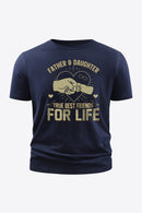 "Classic and Comfortable: Round Neck Short Sleeve Cotton T-Shirt by Burkesgarb | Essential Men's Casual Wear"