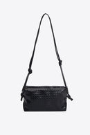 Embrace Chic Simplicity with the Leather Knot Detail Shoulder Bag at Burkesgarb