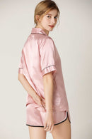 Lapel Collar Shirt and Shorts Lounge Set: Effortless Style and Comfort Combined