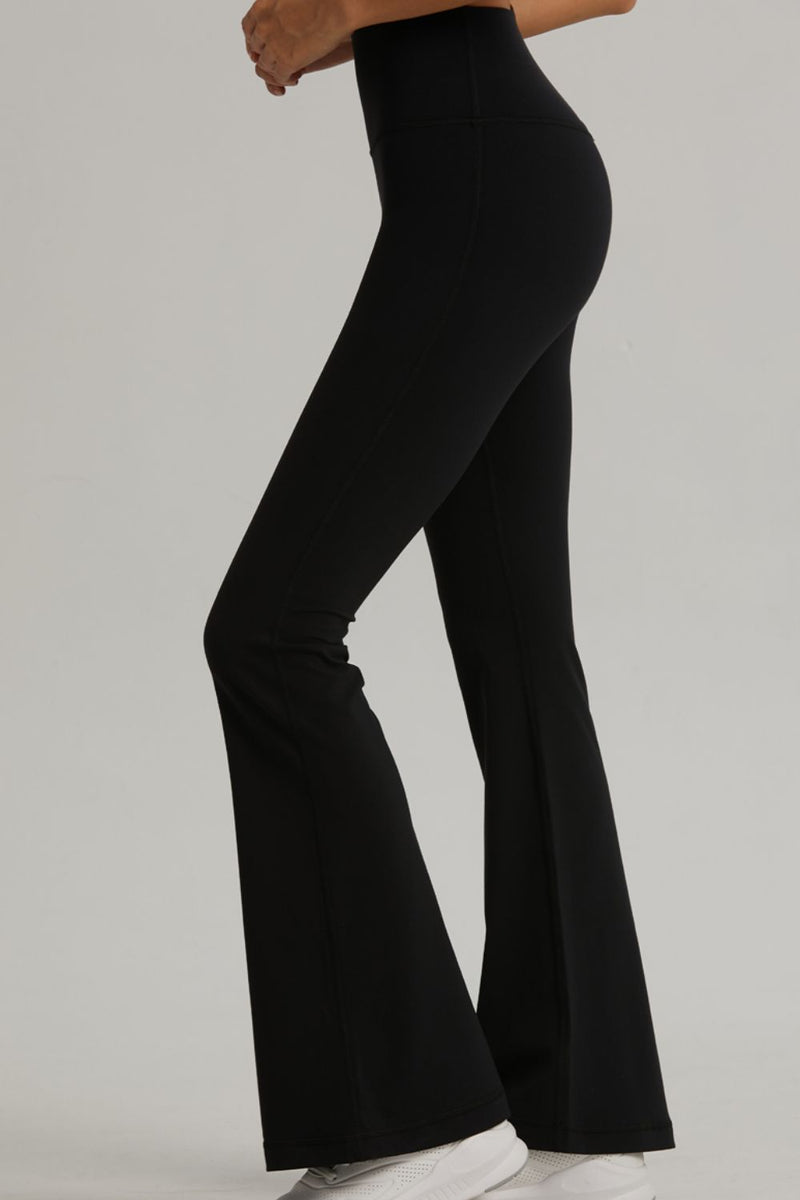 Elevate Your Activewear: High Waist Sports Bootcut Leggings at Burkesgarb