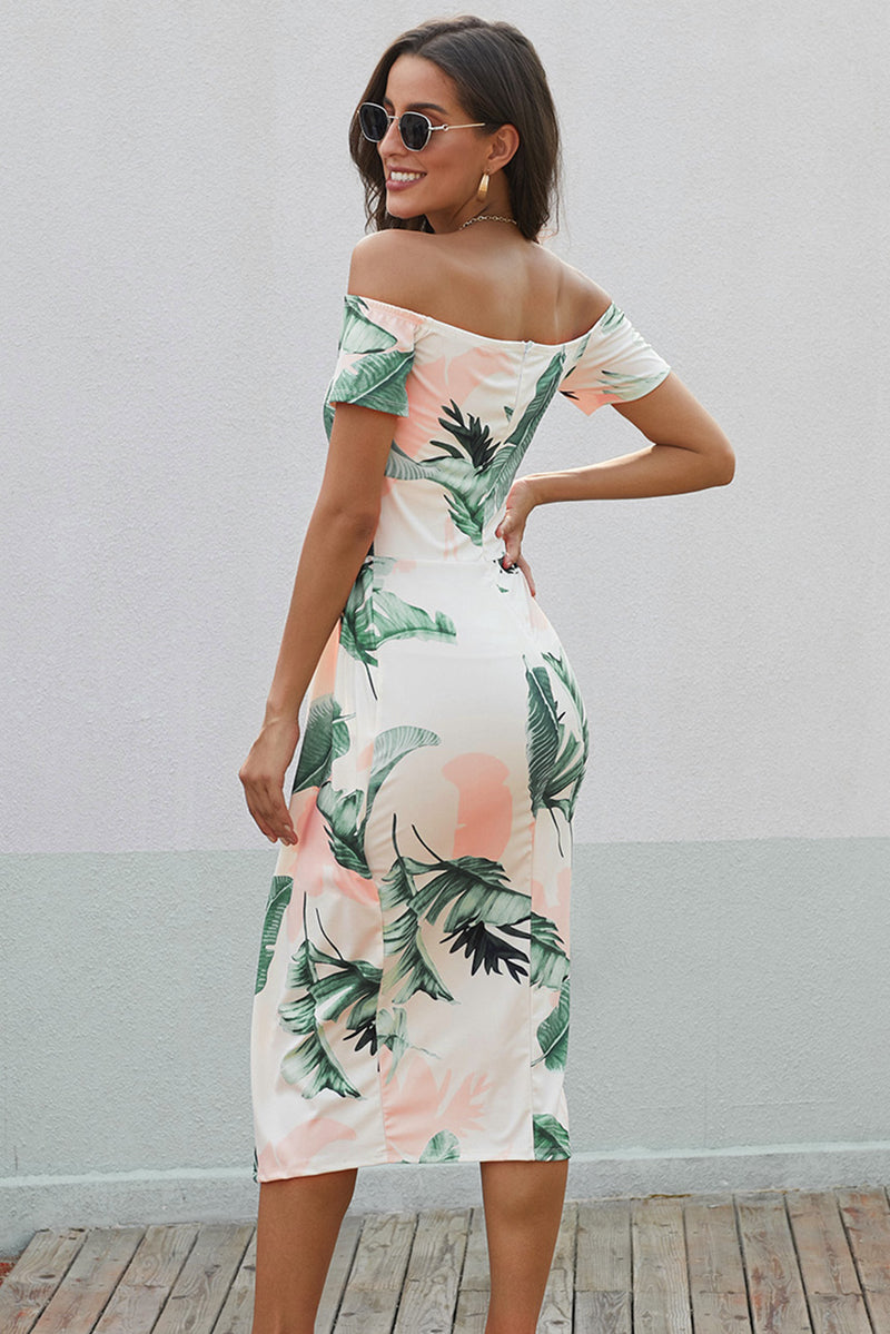 Effortless Elegance: Off-Shoulder Split Dresses for Stunning Style