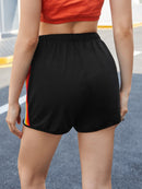 Stay on Trend with Side Stripe Drawstring Shorts at Burkesgarb