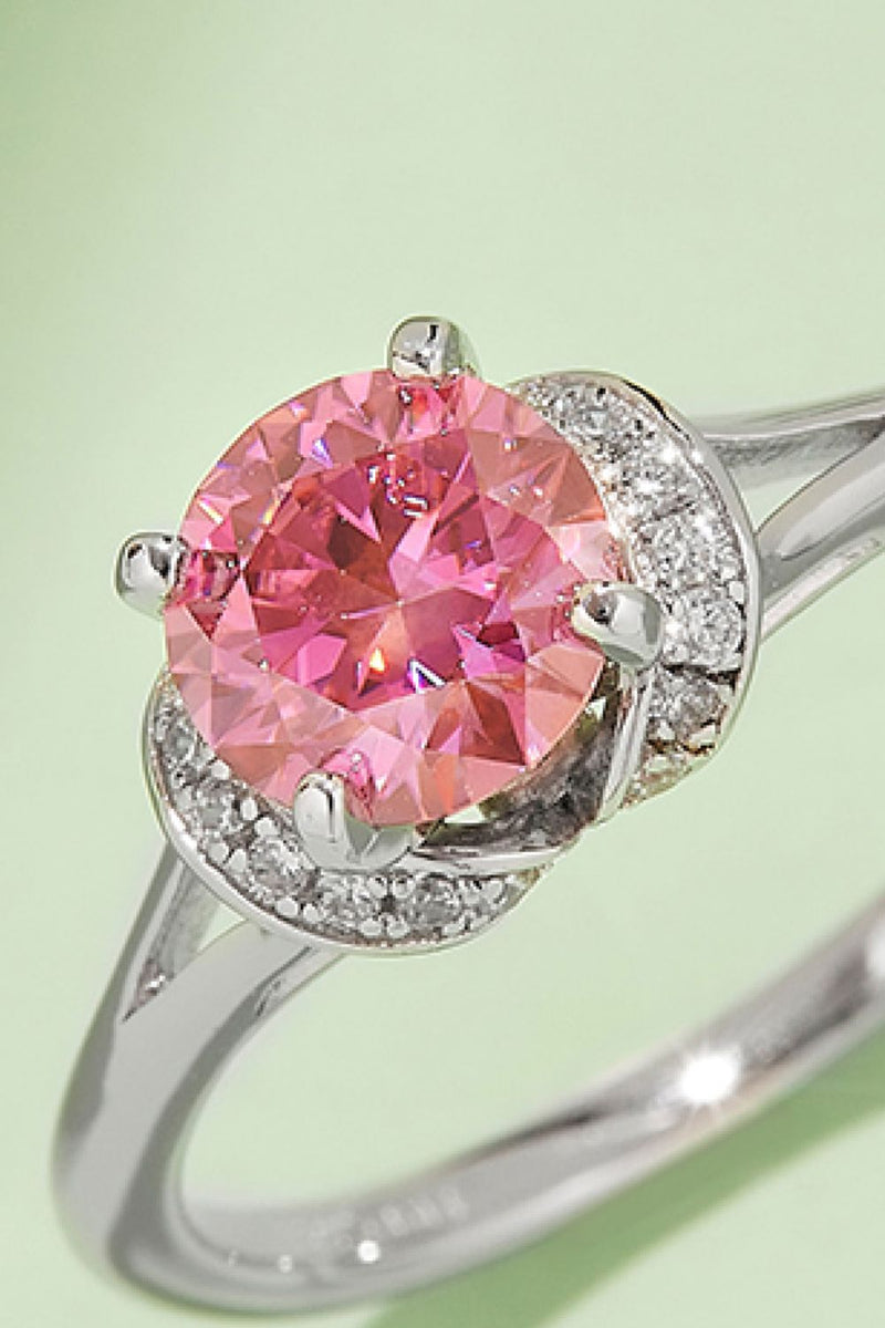 "Dazzling 1 Carat Moissanite Ring | Burkesgarb - A Sparkling Symbol of Elegance
