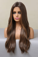 Heat-Safe Glamour: 13*2" Lace Front Synthetic Wig, Long Wave 26" Length, 150% Density