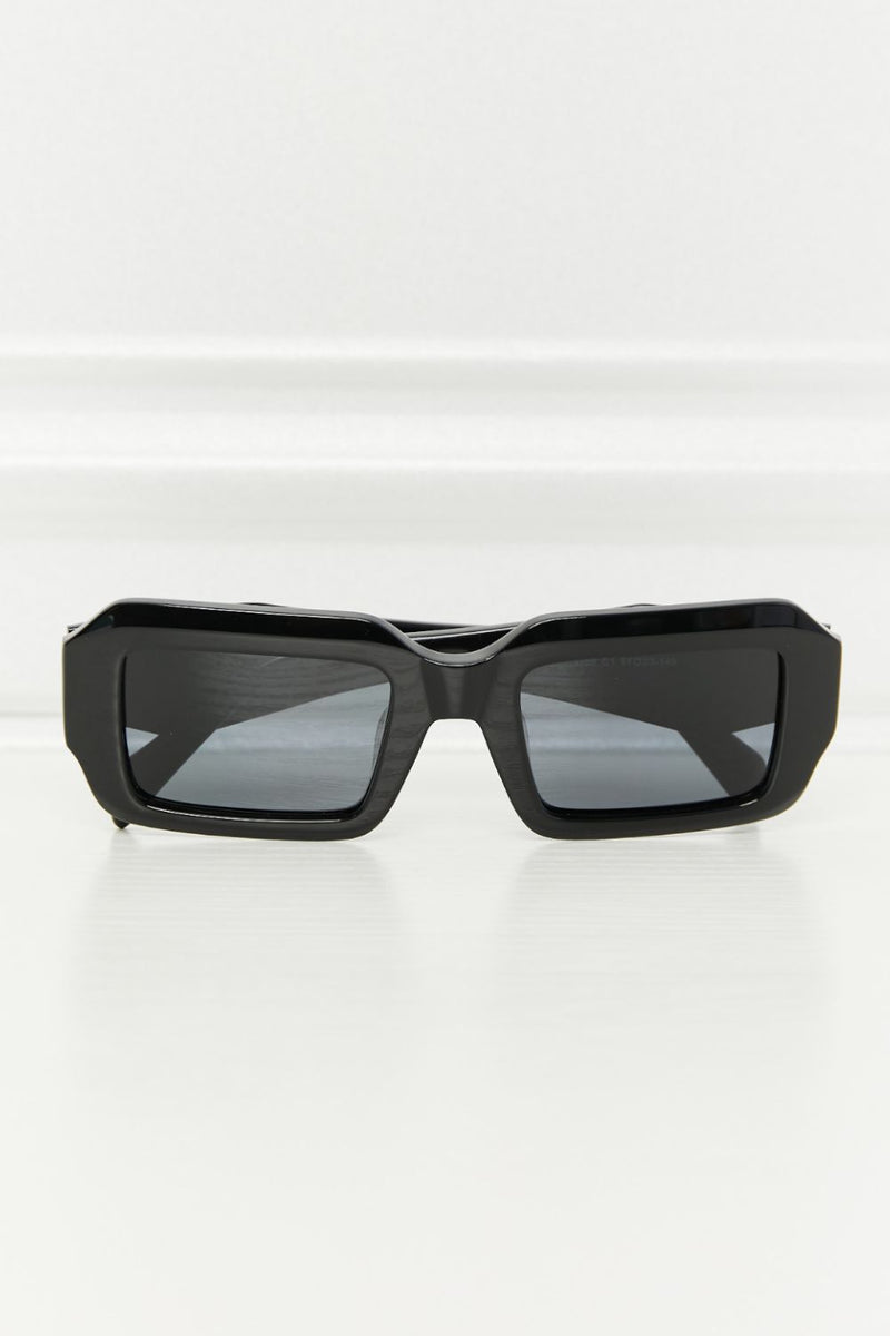 Embrace Style and Clarity with our Rectangle TAC Polarization Lens Sunglasses at Burkesgarb