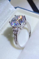 "Burkesgarb 5 Carat Moissanite 925 Sterling Silver Ring"