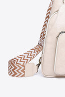 Explore in Style with the Burkesgarb Take A Trip PU Leather Sling Bag