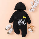 Little King Style: Hooded Bodysuit Set at Burkesgarb