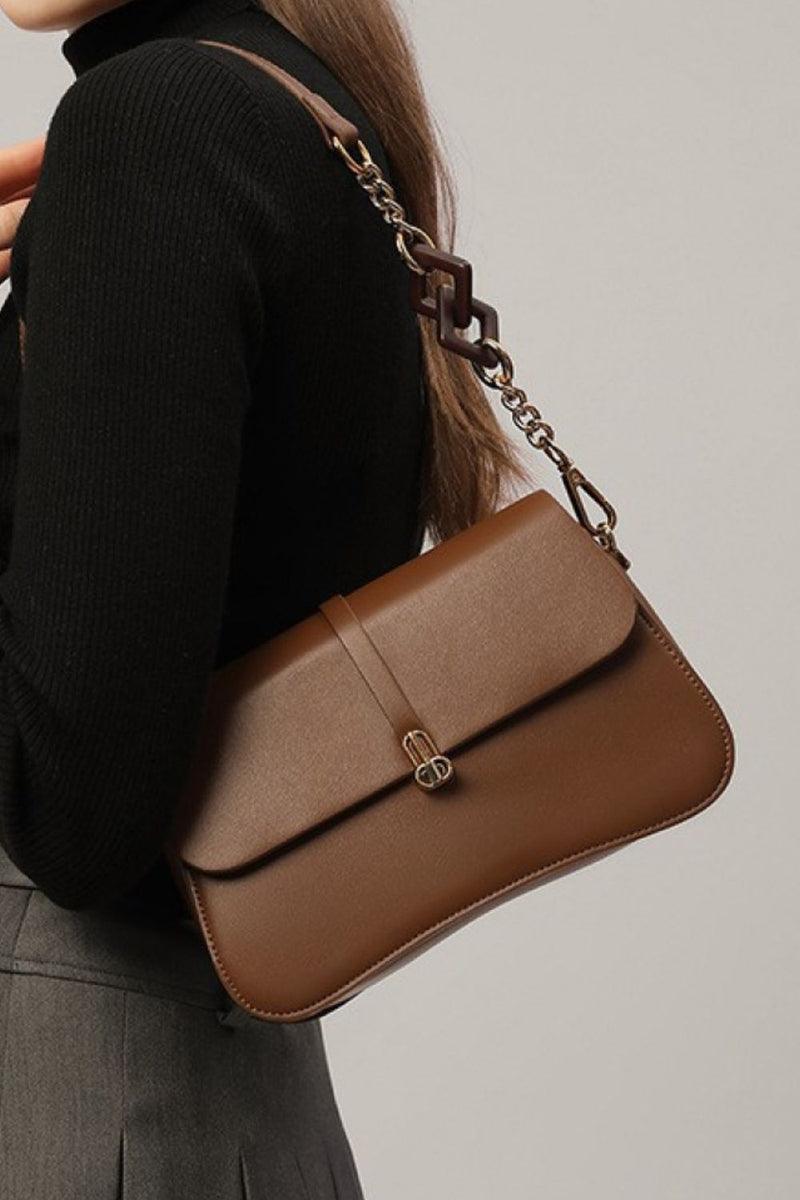 Elevate Your Style with the PU Leather Shoulder Bag at Burkesgarb - Shop Now