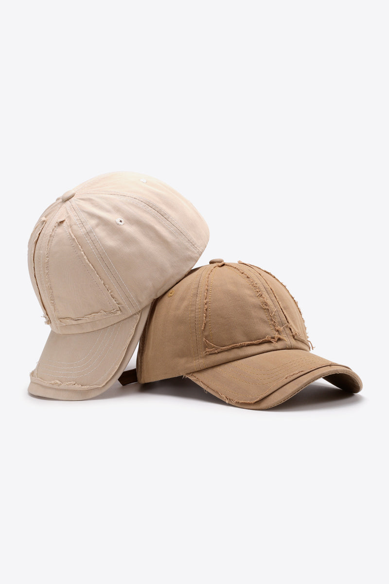 "Stylish and Casual: Distressed Adjustable Baseball Cap by Burkesgarb | Trendy and Comfortable Headwear"