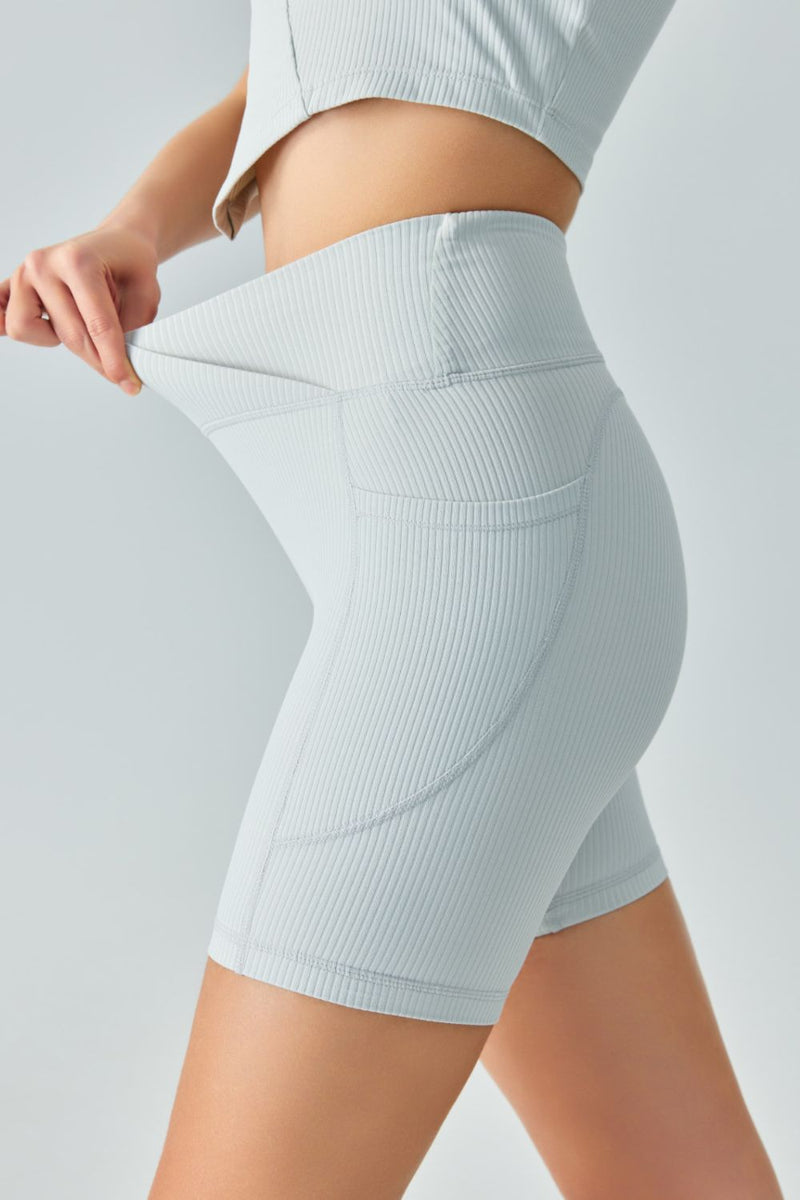 Stay Active and Fashionable with Sport Biker Shorts with Pockets